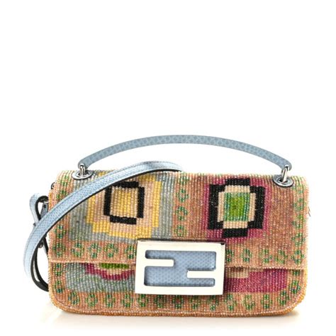 baguette fendi perline|fendi baguette bag.